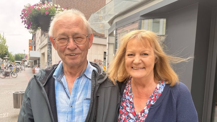 Peter Benke neben seiner Ehefrau Lucie Benke