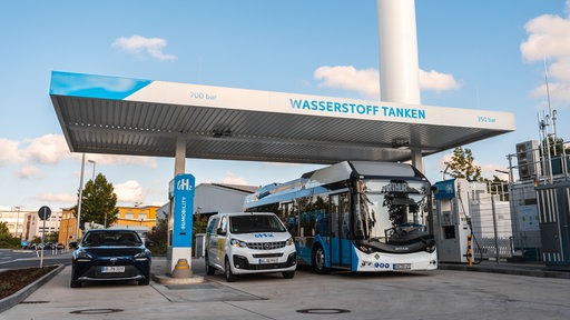 Wasserstoff-Tankstelle von H2-Mobility