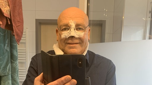 Bernd Schmidtbauer nach seiner OP