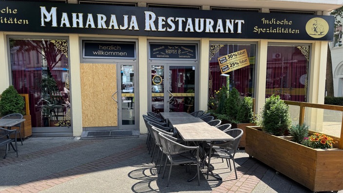 Maharaja Restaurant von außen