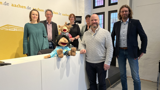 Vertreter der Stadt Aachen bei Vorstellung des Netzwerks Kinderschutz