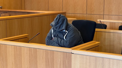 Angeklagter im Landgericht Aachen