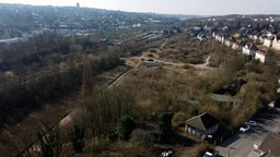 BUGA-Gelände in Wuppertal von oben