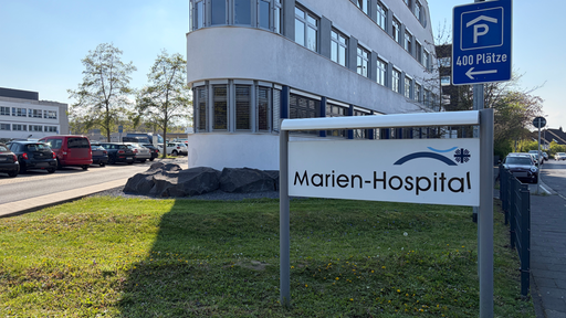 Das Marienhospital-Gebäude in Euskirchen.