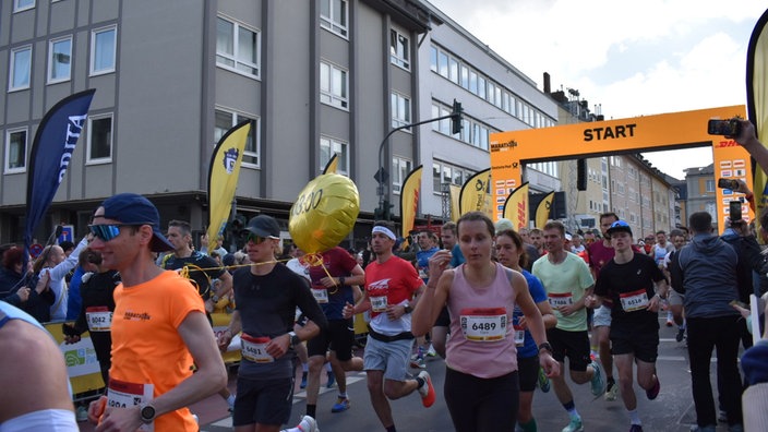 Start des Marathons