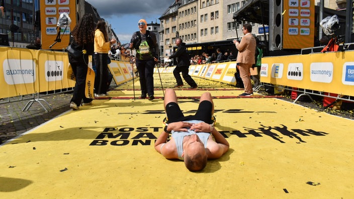 Der Siger des Marathons