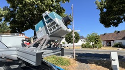 Ein Messgerät, angebracht auf dem Dach eines Autos