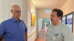 Ingo Morell im Gespräch mit Hans Peter Reuters.