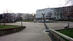 Brunnen auf dem Ebertplatz in Köln
