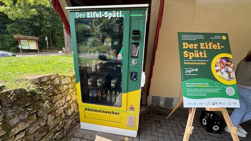 Lebensmittelautomat im Naturpark Nordeifel