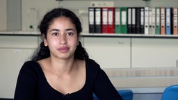 Schülersprecherin der Realschule Wiam Mansouri