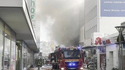 Brand in Krefelder Ladenlokal