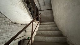 Treppenhaus im Luftschutzkeller