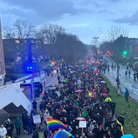 Demo gegen Höcke-Auftritt in Garath