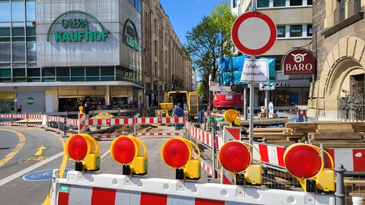 Die Fernwärme-Baustelle in Elberfeld