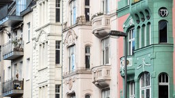 Fassade von Wohngebäuden in der Kölner Südstadt