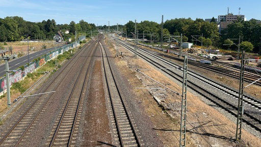 leere Bahngleise