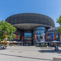Das Rathaus in Leverkusen-Wiesdorf