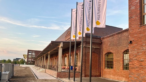 Die Kulturraffinerie K714 in Monheim kurz vor der Eröffnung