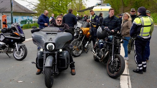 Motorradkontrollen im Bergischen