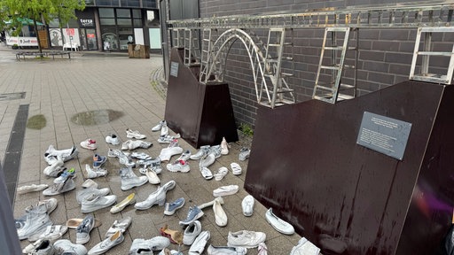 weiße Schuhe