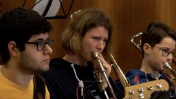 Das Orchester der Musikschule "La Musica" bei einer Probe