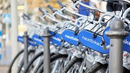 Fahrräder mit Nextbike Logo