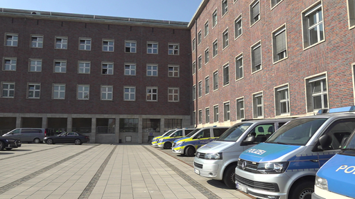 Das fertige Polizeipräsidium von aussen 