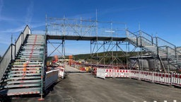 Baustelle der Ramedetalbrücke