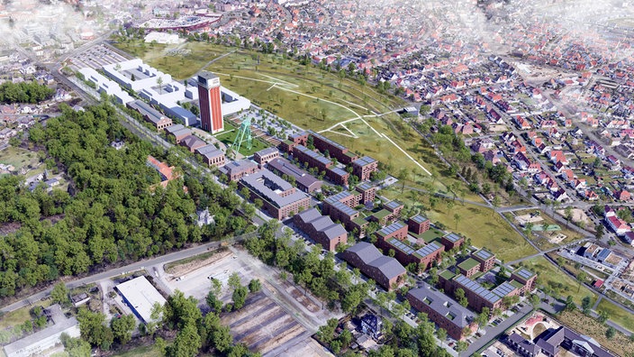 520 neue Wohnungen auf ehemaligem Zechengelände