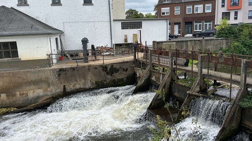 Eine der umstrittenen Wassermühlen an der Erft