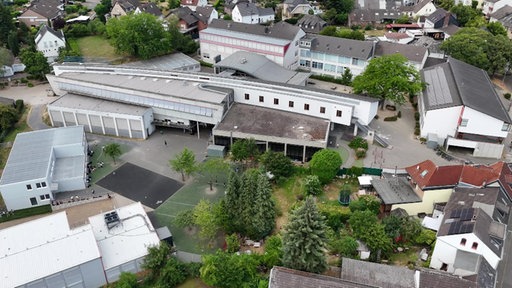 Drohnenaufnahme Schulcampus