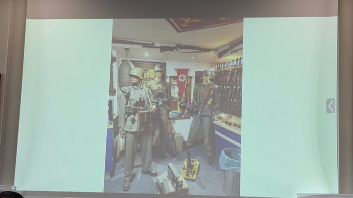 Fundort mit Waffen