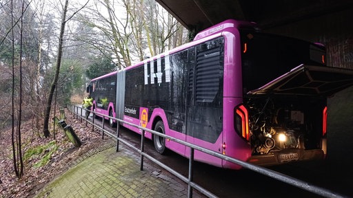 Der steckengebliebene Ersatzbus