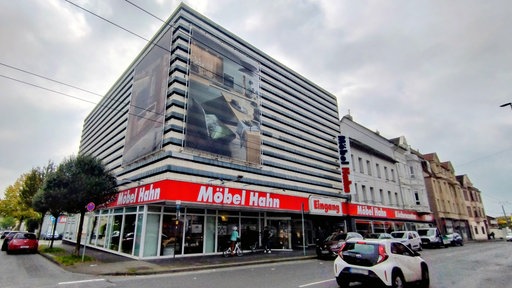 Möbelhaus Hahn, Außenaufnahme 