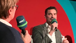 Henner Pasch, Präsident Bergische IHK, beim Stadtgespräch in Remscheid