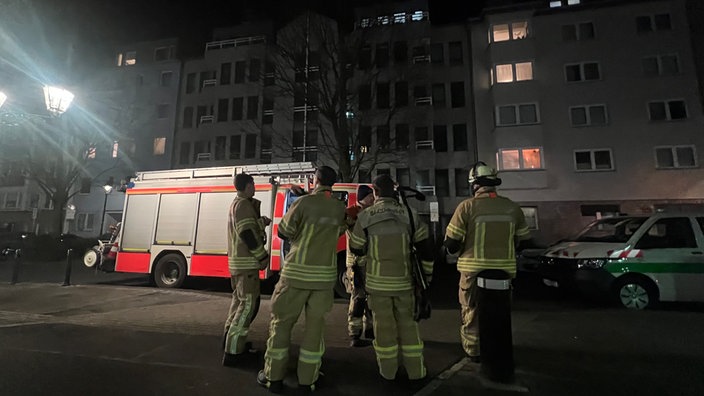 Das Hospiz des Düsseldorfer Krankenhauses lag im Dunkeln