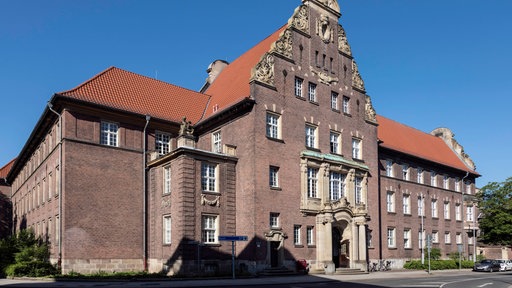 Außenansicht des Moerser Amtsgerichts