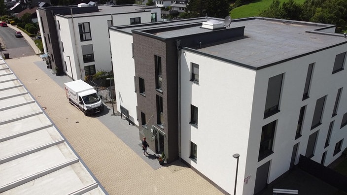 Die Wohnung in Wipperfürth von oben