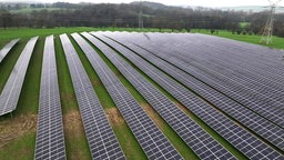 Solarstrompark,Blick von oben