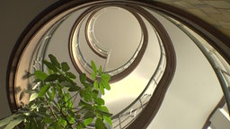 Spiralförmiges Treppenhaus