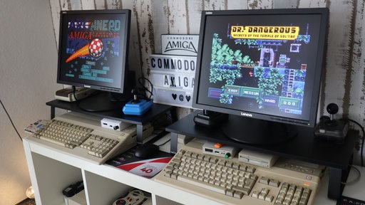 Zwei Commodore Amiga 500 erwachen wieder zum Leben