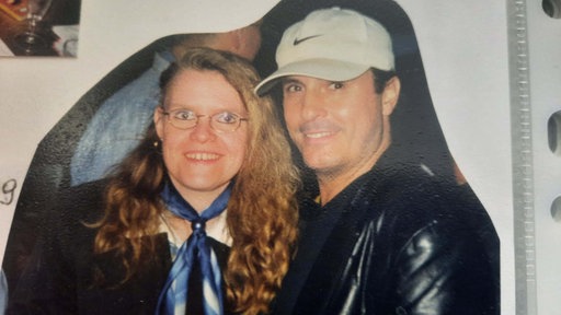 Eine alte Aufnahme zeigt Peter Schilling und einen Fan.