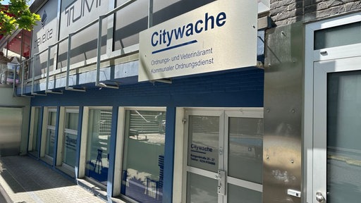 Die Citywache des Bochumer Ordnungsamts von außen