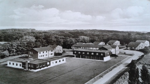 Eine Luftaufnahme vom ehemaligen Kindervollheim St. Konrad in Bottrop