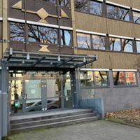 Der Eingang in das Gebäude der Staatsanwaltschaft Duisburg