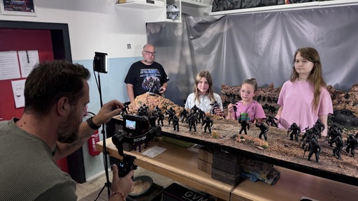 Filmemacher Martin Lukas dreht mit Kindern He-Man Videoclips