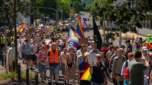 Erste CSD-Demo in Hattingen