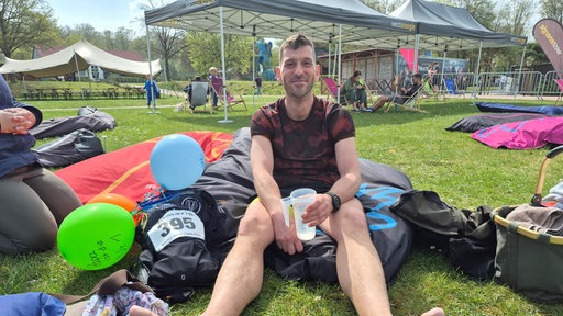 Benjamin Schwager, Gewinner des Warrior Hike.