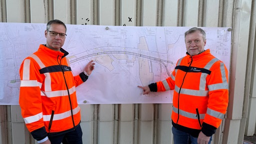 Autobahn GmbH stelle Pläne für neue A59-Brücke Berliner Brücke vor
